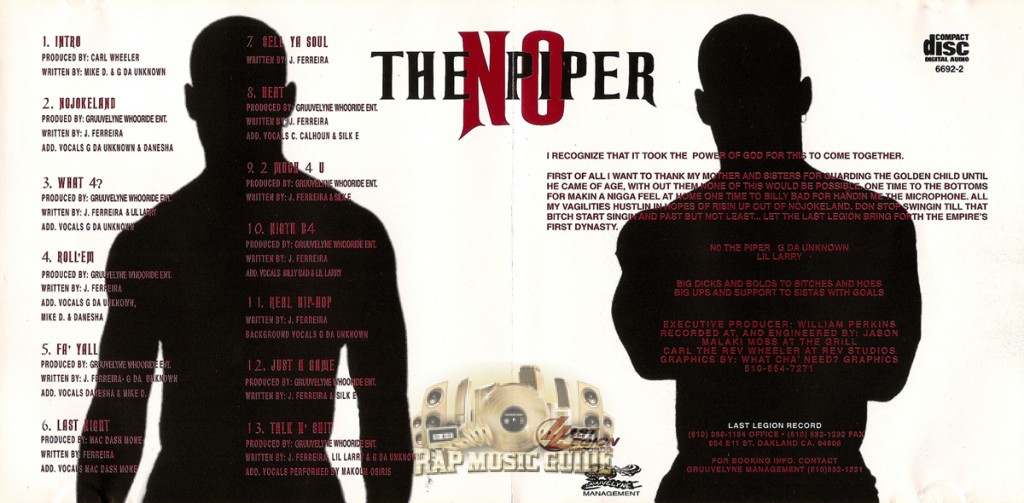 No The Piper - Nojokeland: CD | Rap Music Guide